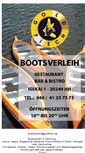 Mobile Screenshot of bootsverleih.goldfisch.de