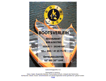 Tablet Screenshot of bootsverleih.goldfisch.de